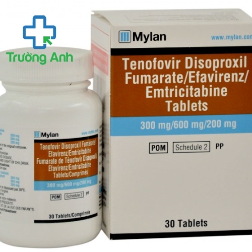 Tenofovir 300Mg/Lamivudine 300Mg/Effavirenz 600 Mg Mylan