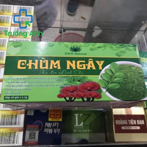 Trà Chùm Ngây Xạ Đen Linh Chi