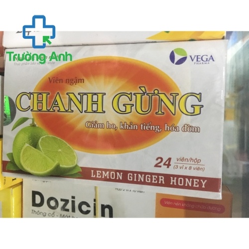 Viên Ngậm Chanh Gừng Vega