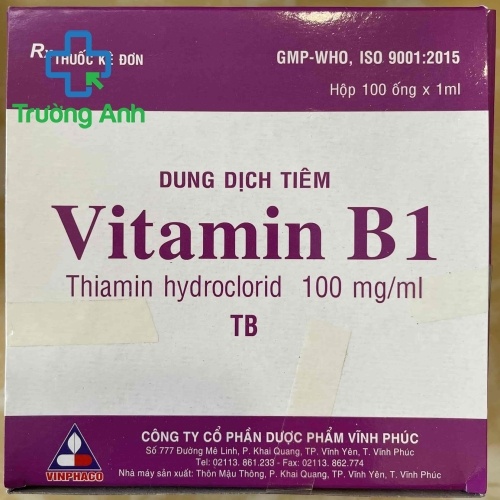 Vitamin B1 100Mg/1Ml