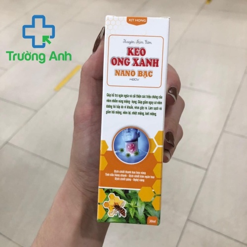 Xịt Họng Keo Ong Xanh Nano Bạc 30Ml